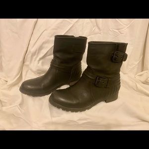 Aldo black ankle boots